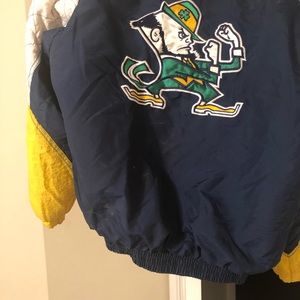 Vintage Norte Dame Starter Jacket